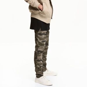 Men's Camouflage Cotton Twill Joggers